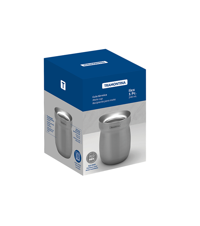 Mate Tramontina Acero Inox 240ML